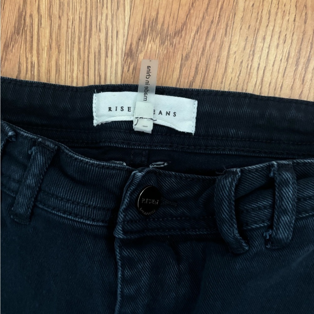 Women's Black cargo  Jeans - Picture 4 of 7